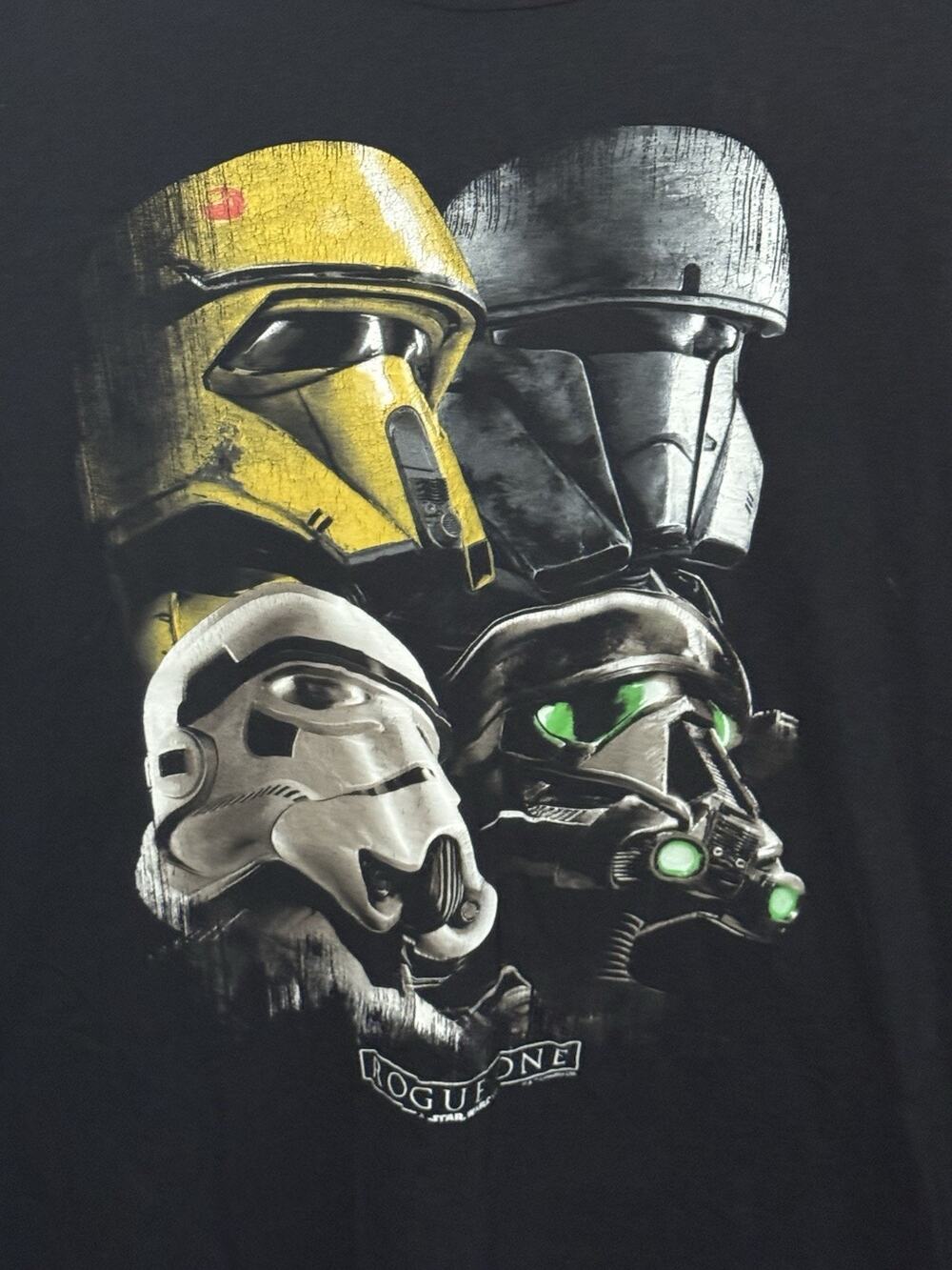 Old Navy Collectibles Star Wars Rogue One Storm Troopers Black T-Shirt Size XXLu